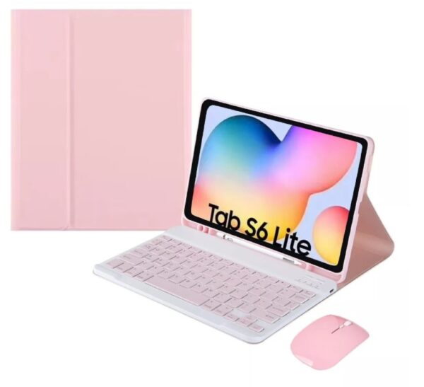 Galaxy S6 Lite 10.4": Funda + teclado + mouse para Tablet Samsung