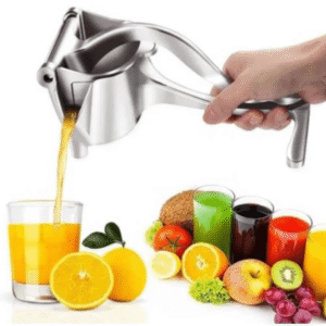 Exprimidor de frutas metalico